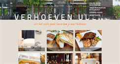 Desktop Screenshot of hotelbrasserieverhoeven.nl